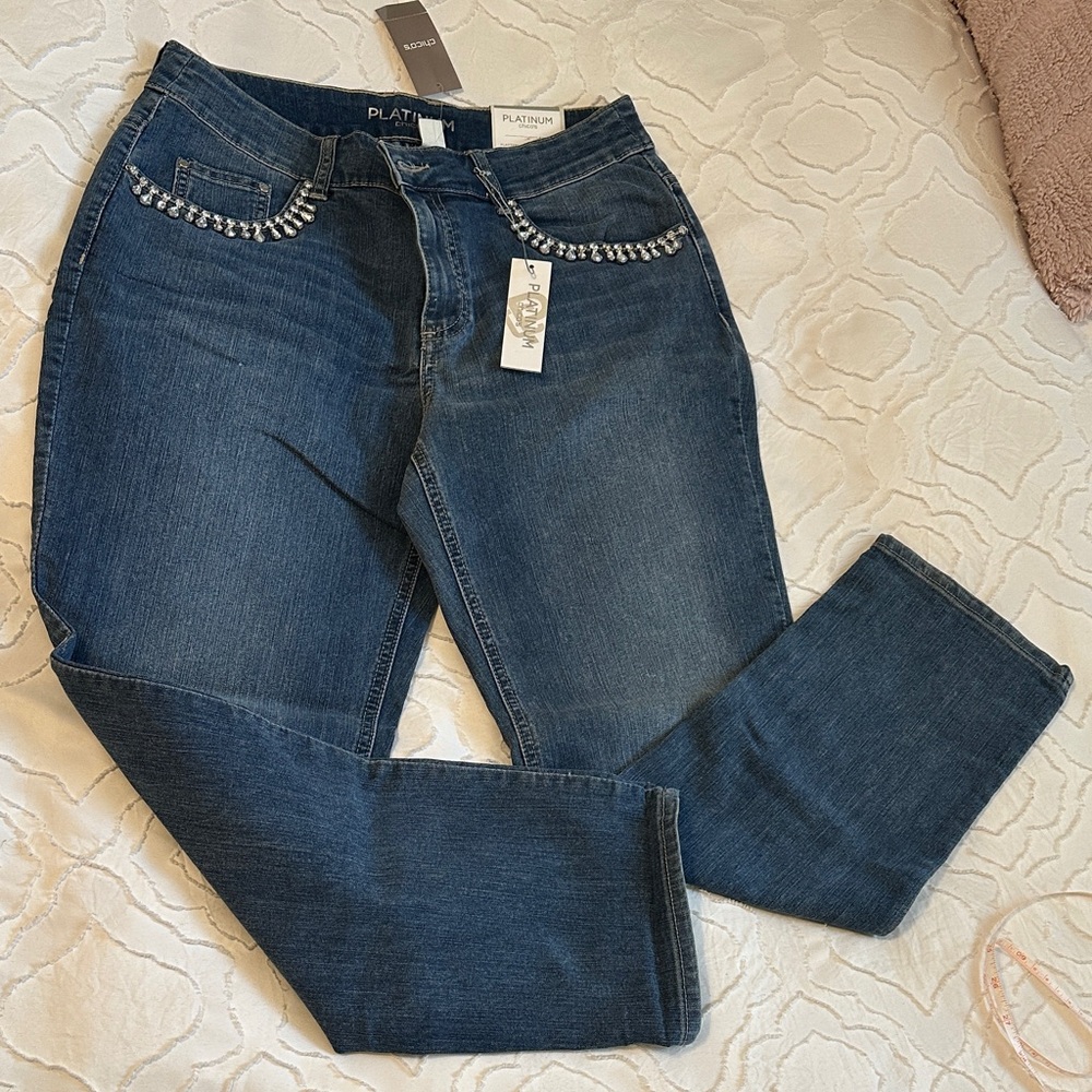 Chicos Embellished Women’s Jeans